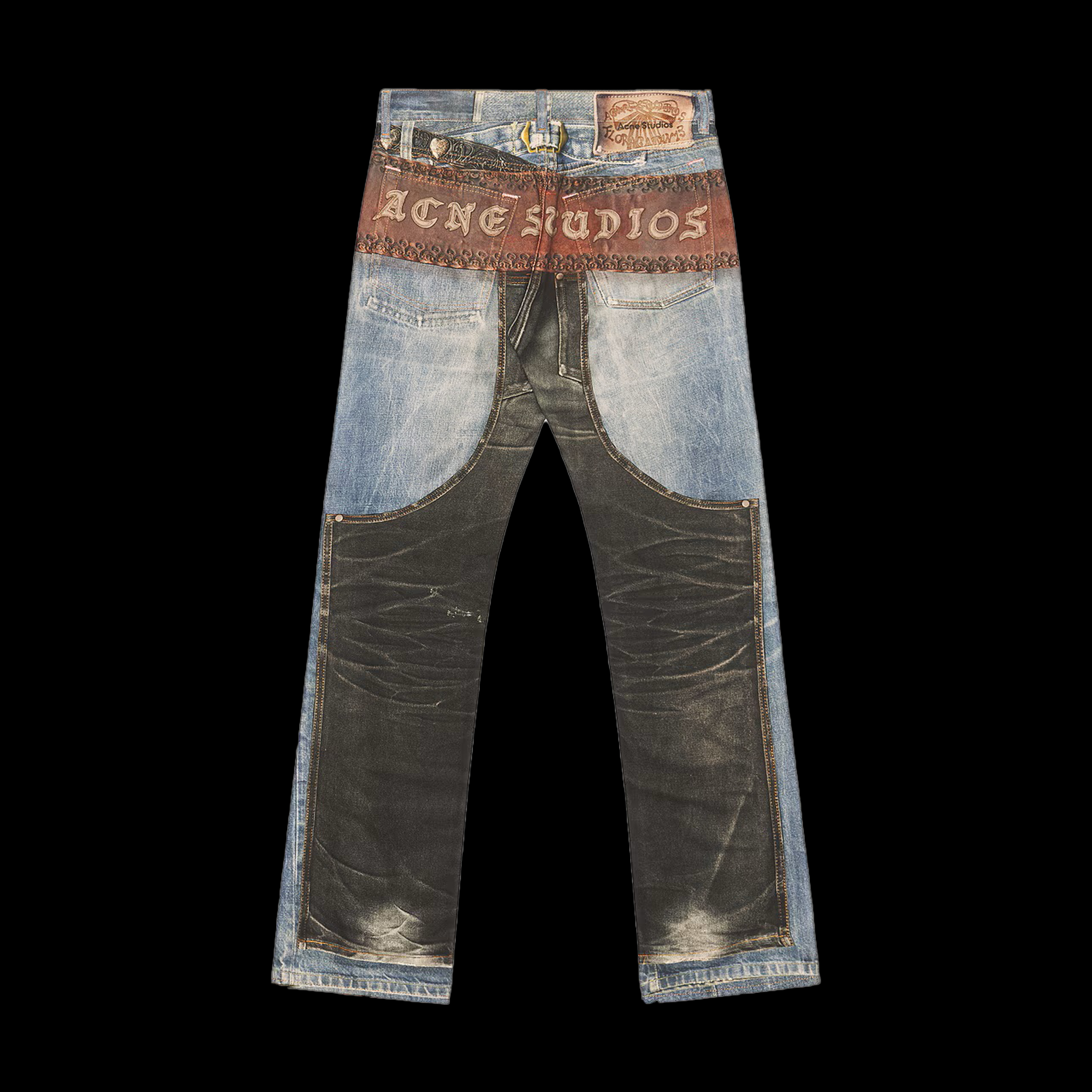 Acne Studios 2010M Heart Buckle Belt Jeans