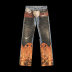 Acne Studios 2010M Heart Buckle Belt Jeans