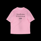 Acne short sleeve tee (pink)