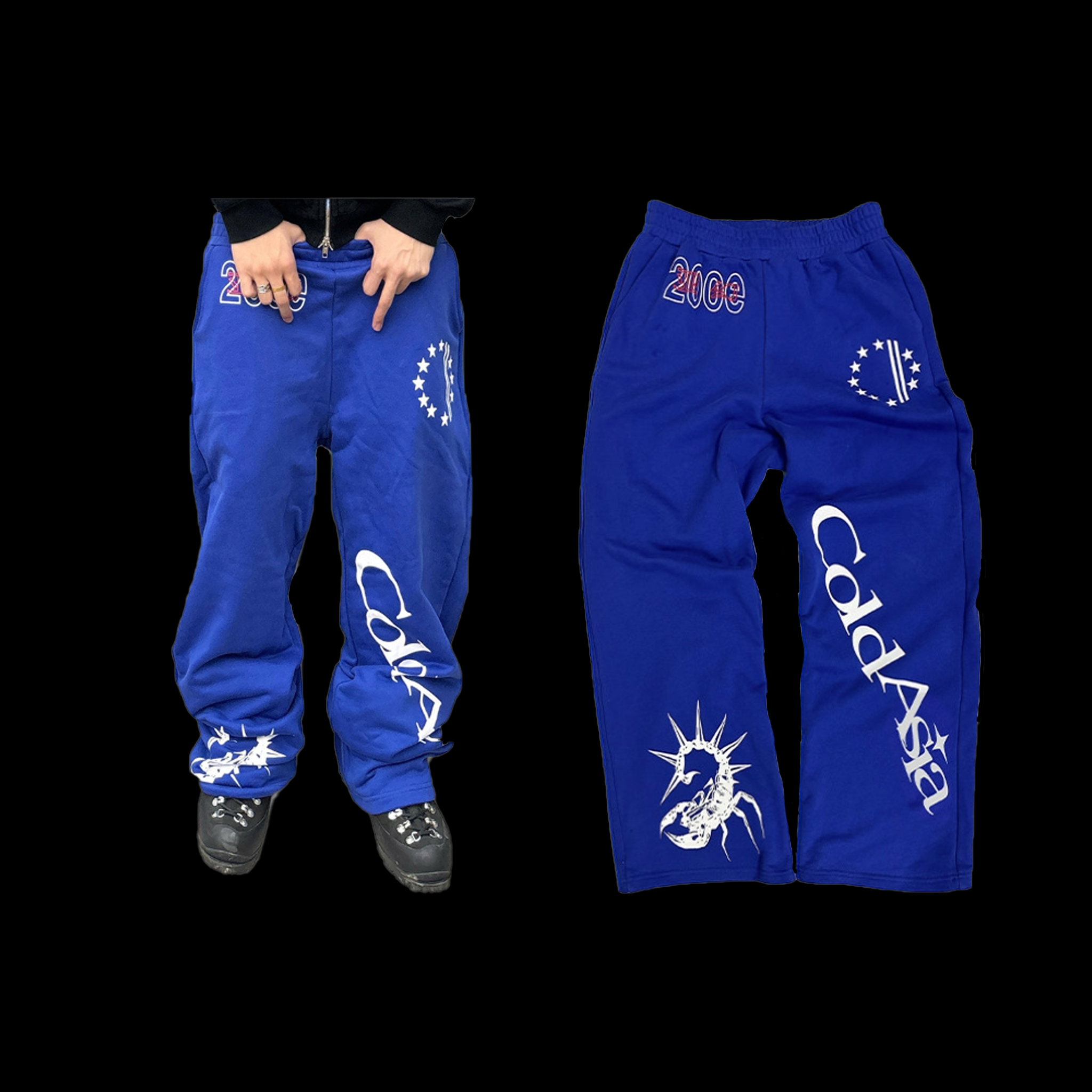 COLD ASIA BLUE SWEATPANTS