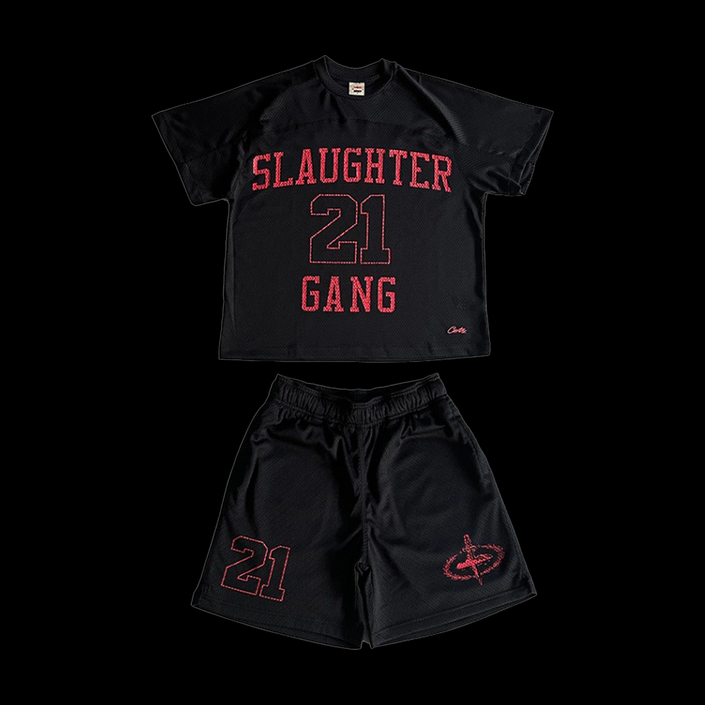Corteiz x Slaughter Gang 21 Savage Mesh Set