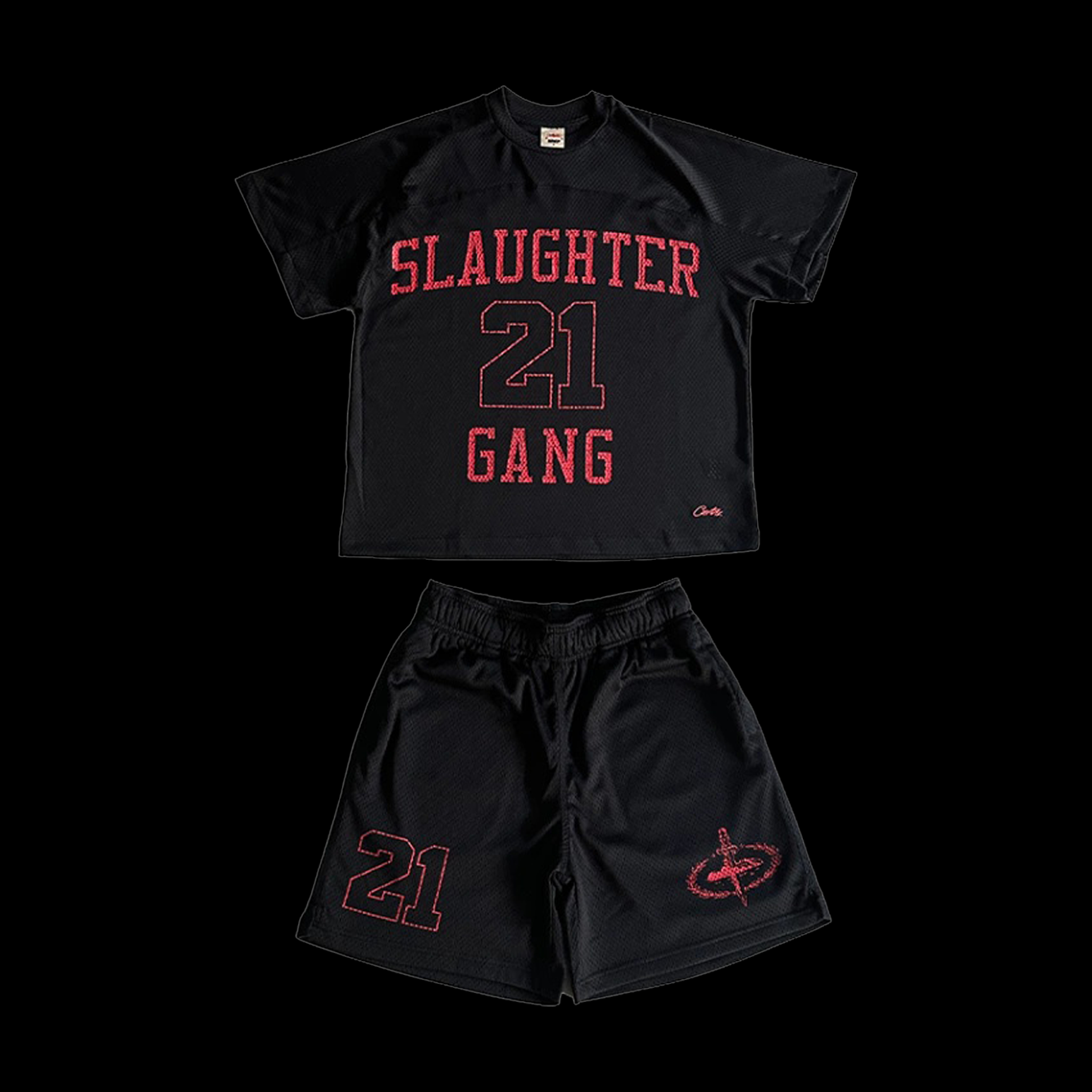 Corteiz x Slaughter Gang 21 Savage Mesh Set
