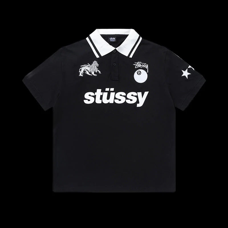 Stussy 8Ball Polo Tshirt